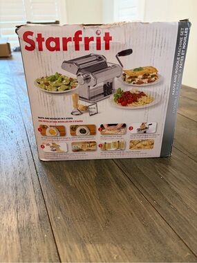 Starfrit Stainless Steel Pasta and Noodle Machine - Silver